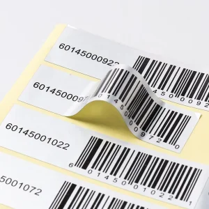 Custom Matte Heat Resistant Barcode Sticker Labels Variable Data Adhesive Label Heat resistant Label Sticker