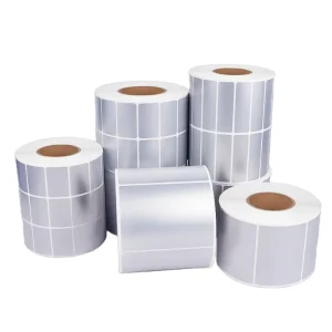 Custom Matte Silver Self-Adhesive Label Price Tags Packaging Labels and Stickers