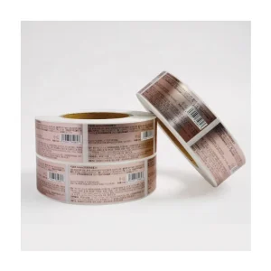 Custom Metal Label Label Sticker Waterproof Vinyl Strong Glue Adhesive Labels