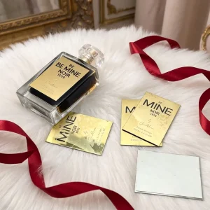 Custom Metallic Aluminum Plate Sticker Perfume Bottle Label Personalized Logo Private Brand Patch Labels Design for Packaging