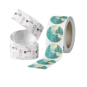 Custom Mixed Style Designs Printing Waterproof Vinyl Stickers Die Cut Label Logo Stickers Adhesive PVC Label Sticker