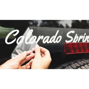 Custom Multiple Designs Waterproof Durable Decoration Vinyl Letter Transfer Decal Car Stickers