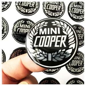 Custom OEM Design 3D Epoxy Resin Dome Stickers Adhesive Gel Raised Round Silver Gold Foil Logo for Car