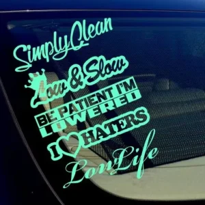 Custom Opaque PVC Decal Kiss Cut Window Motorcycle Car Vehicle Sticker Decorative Die Cut Vinyl Sticker