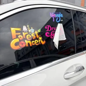 Custom Outdoor Use Removable Logo Letter Die Cut Vinyl Transfer Car Window Decal Custom Car Stickers