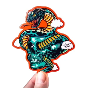 Custom PVC Vinyl Waterproof Holographic Cartoon Logo Stickers Die Cut Stickers