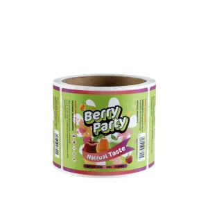 Custom PVC Waterproof Adhesive Label Stickers Logo Packaging Labels for Product Label Rolls and Bottle Labels
