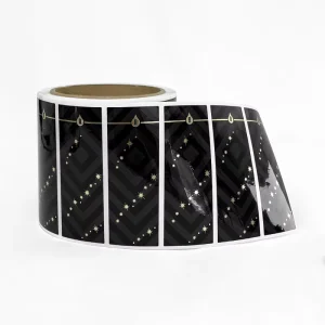 Custom Packaging Label Product Sticker Printing Adhesive Brand Logo Round Label Rolls Waterproof Vinyl Sticker