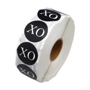 Custom Packaging Label Sticker Roll Round Waterproof Self Adhesive Vinyl Sticker