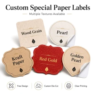 Custom Packaging Labels for Your Brand Multiple Materials Shapes and Finishes Available for Different Packaging Styles