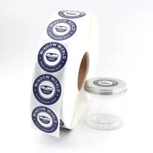 Custom Packaging Roll Labels Waterproof Adhesive Round Seal Sticker Brand Logo Printing for Small Business