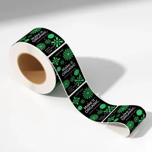 Custom Packaging logo Label Vinyl Waterproof Roll Sticker Printing Label Sticker
