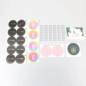 Custom Paper Stickers Decals Die Cut Waterproof Vinyl Label Sticker Hologram Sticker