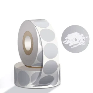 Custom Paper Waterproof Adhesive Scratch Off Labels Holographic Silk Screen Printed Promotion Brand Protection Stickers