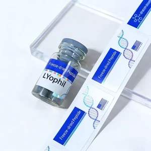 Custom Peptide Small Bottle Labels Skincare Cosmetics Self-Adhesive Stickers Logo Vinyl PVC Waterproof Packaging Label Printing