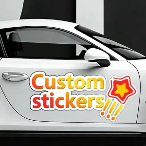 Custom Personality Car Stickers PVC Eco friendly Waterproof Scratch Resistant Rear Bumper Window Film Transfer Automotive Window