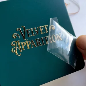 Custom Personalized 3D Embossed Label Decals Waterproof Luxury Gold Metallic Foil Transfer Metal Stickers