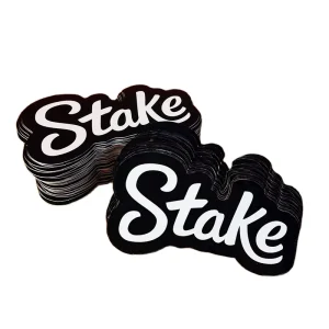 Custom Personalized Logo Adhesive Sticker Vinyl PVC Letter Die Cut Stickers for Promotion