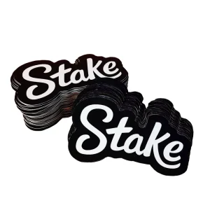 Custom Personalized Logo Adhesive Sticker Vinyl PVC Letter Die Cut Stickers for Promotion