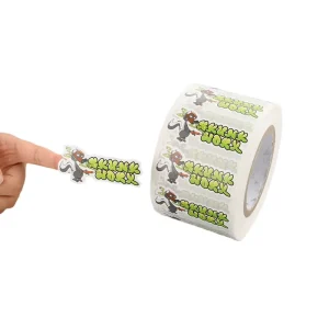 Custom Personalized Logo Printed Adhesive Paper Sticker Vinyl PVC Label Die Cut Stickers for Promotion