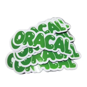 Custom Personalized Logo Self Adhesive Sticker Vinyl Die Cut Letter Stickers for Promotion