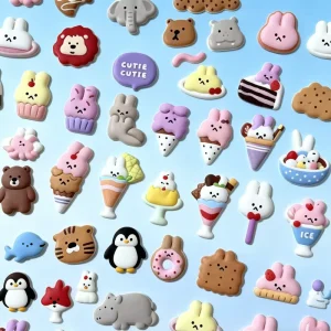 Custom Personalized Printing Waterproof Vinyl Adhesive Labels Cartoon Cute Anime Craft DIY Journal Laptop Decorative Stickers