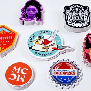 Custom Personalized Stickers Labels Cut To Graphic Waterproof Vinyl Any Text Image Logo 3 In