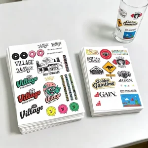 Custom Print A4 A5 A6 Self adhesive Personalized Stickers Paper Vinyl Waterproof Kiss Cut Sticker Sheets Kids Gift Craft