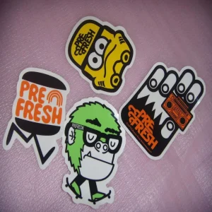 Custom Print Adhesive PVC Logo Label Sticker Waterproof Vinyl Label Sticker