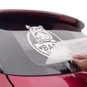 Custom Print Outdoor Weather Resistant UV Proof Die Cut Vinyl PVC Cartoon Decorative Motorcycle Car Decal Transfer Stickers