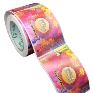 Custom Print Self Adhesive Waterproof High Quality Plastic Vinyl Roll Soap Brand Name Box Sticker Label Cosmetic Digital