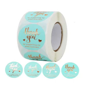 Custom Printed Adhesive Roll Labels Stickers Manufacturers Packaging Logo Design