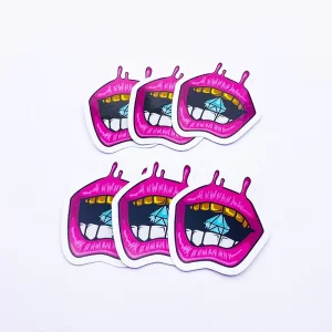 Custom Printed Die Cut Decal High Quality UV Proof Waterproof Vinyl Stickers Die cut Pvc Label Stickers Sheet