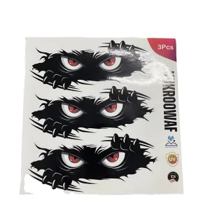 Custom Printed Die Cut Logo Stickers Waterproof PVC Adhesive Label in Rectangle Shape Vinyl Decals