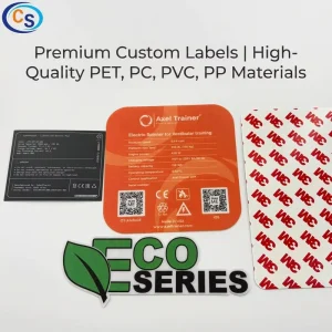 Custom Printed Digital Printing PVC Cardboard Waterproof Self Adhesive Labels Stickers for Product Packaging
