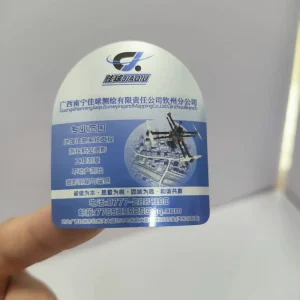 Custom Printed Durable Oil Proof Food Grade Adhesive Labels Roll Waterproof Silver Stickers for Beverage Packaging