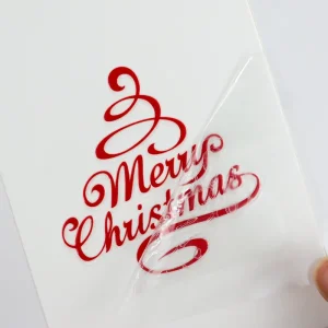 Custom Printed Durable UV Resistant Waterproof Matte Logo Adhesive Vinyl Transfer Sticker Label for Promotion
