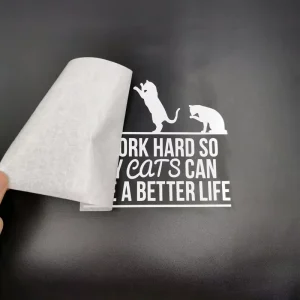 Custom Printed Full Body Racing Auto Window Bumper Stickers Outdoor PVC Vinyl Lettering Transfer Decals Promotional Car Graphics