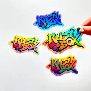 Custom Printed High Quality UV Resistant Die Cut Vinyl Holographic Logo Sticker Waterproof UV Proof Durable 3D Hologram Stickers