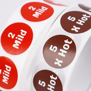 Custom Printed Logo Labels Sticker for Packaging Vinyl Waterproof Sticker Printing Roll Label Round Stickers