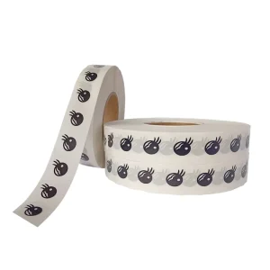 Custom Printed Logo Labels for Packaging Vinyl Waterproof Eye logo Sticker Printing Roll Label Round Stickers