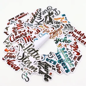 Custom Printed Premium Durable Waterproof Decal Stickers Vinyl Adhesive Pvc Die Cut Sticker