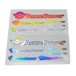Custom Printed Premium Self Adhesive Vinyl Die Cut Brand Logo Laser Stickers Die Cut Rollable Small Lot Customization