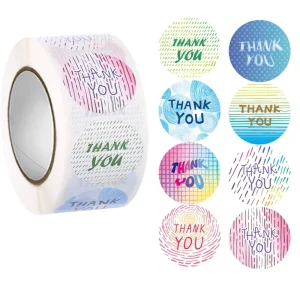 Custom Printed Product Labels Adhesive Round Waterproof Sticker Roll Paper Custom Printing Logo Label Stickers