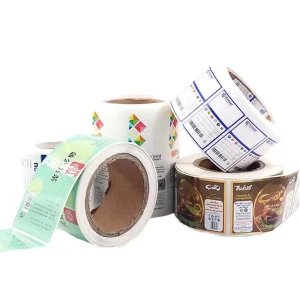 Custom Printed Roll Labels Waterproof Self Adhesive Packaging Stickers Food & Beverage Bottle Labels