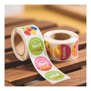 Custom Printed Roll Waterproof Adhesive Vinyl Gold Foil Label Sticker