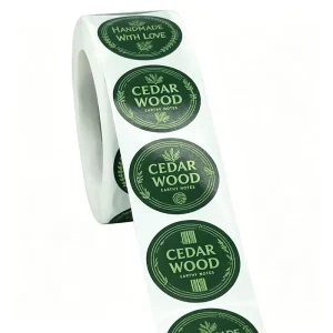 Custom Printed Round Adhesive Labels Personalized Circular Business Logo Stickers for Product Packaging