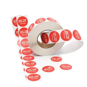 Custom Printed Round Pet Store Label Stickers Waterproof Self Adhesive PVC Packaging Roll Labels for Logo Branding