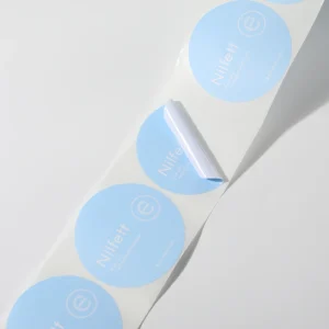Custom Printed Round Stickers High Quality Waterproof Durable Food Safe Packaging Labels