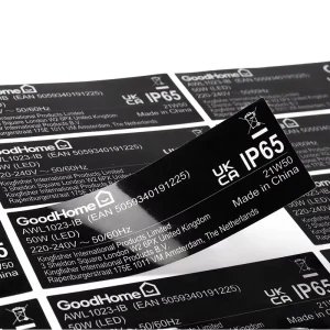 Custom Printed Self Adhesive Label Stickers PVC PP PET Labels Waterproof Holographic Adhesive Labels